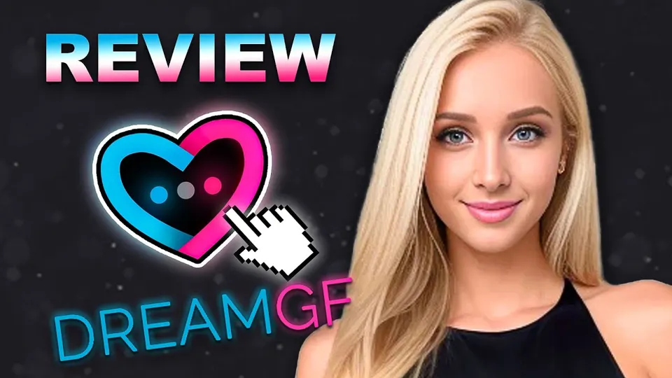 Náhled videa na YouTube „DreamGF Full Unbiased Review 2025“ (kanál BestAIGirlfriends)